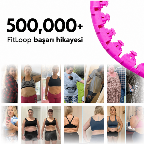 FitLoop™ | 3 Hediyeli Akıllı Hula Hoop Seti