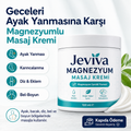 Jeviva™ Magnezyum Masaj Kremi – Ayak, Bacak, Diz, Bel ve Boyun İçin Rahatlatıcı Bakım