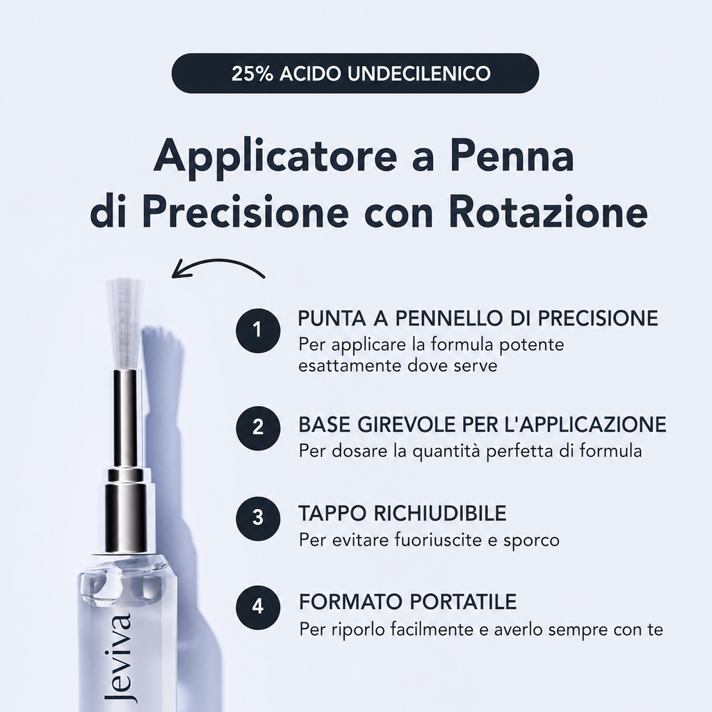 Jeviva™ Penna Antimicotica – 25% Acido Undecilenico