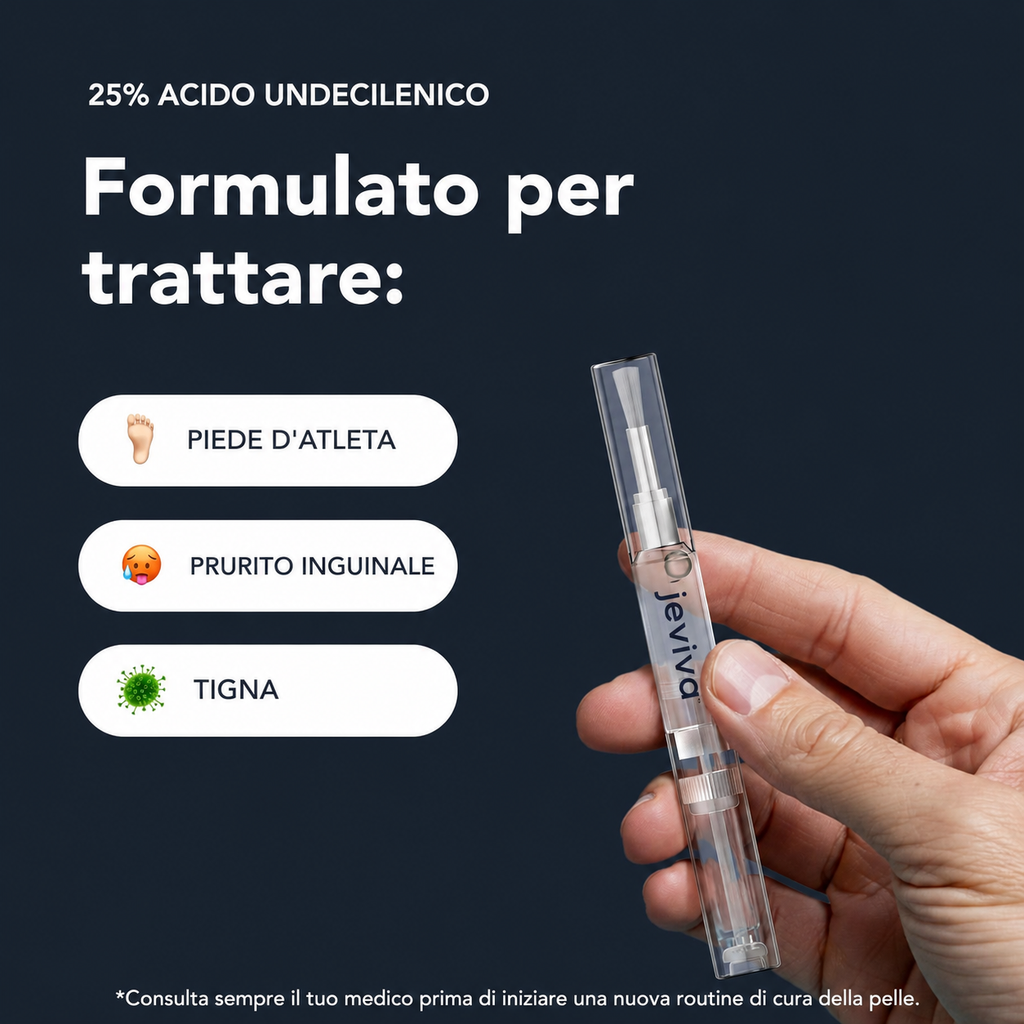 Jeviva™ Penna Antimicotica – 25% Acido Undecilenico